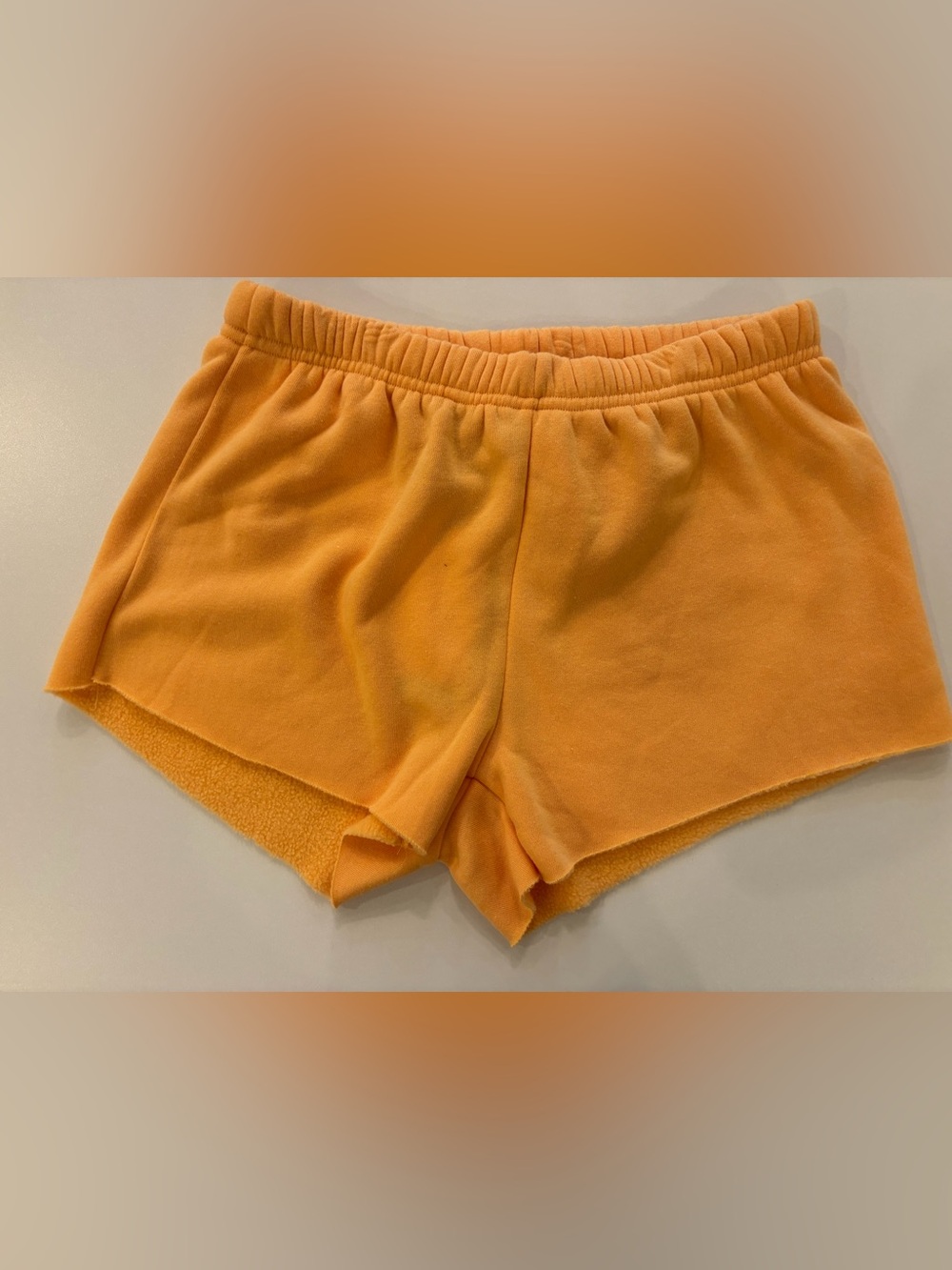 Katie J NYC Orange Girls Fleece Lounge Shorts